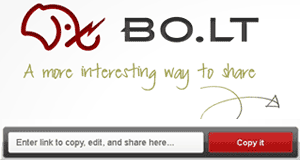 BO.LT extension:  A quickest way to copy, save and share pages