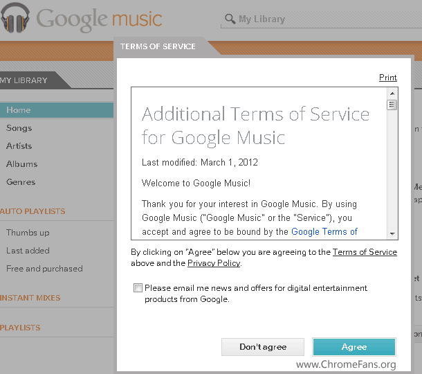 Screenshot-2: Use Google Music outside United States