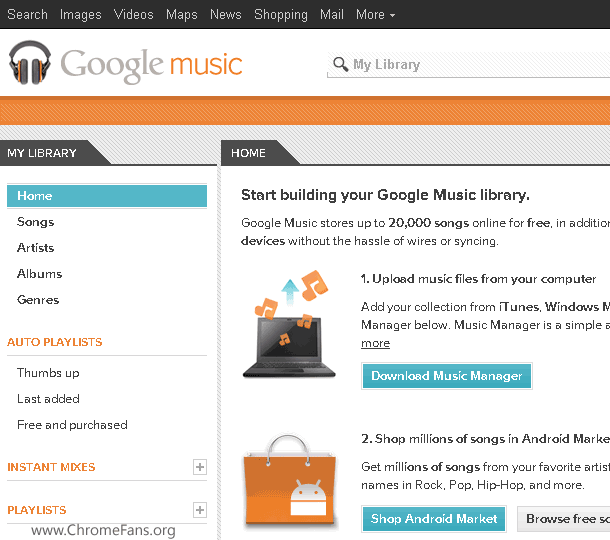 Screenshot-3: Use Google Music outside United States