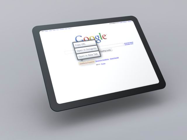 Chrome OS Tablet UI 2