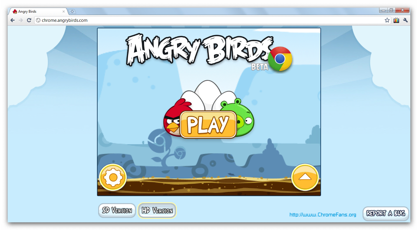 Angry Birds Chrome