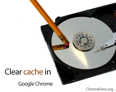 Clear cache in Google Chrome