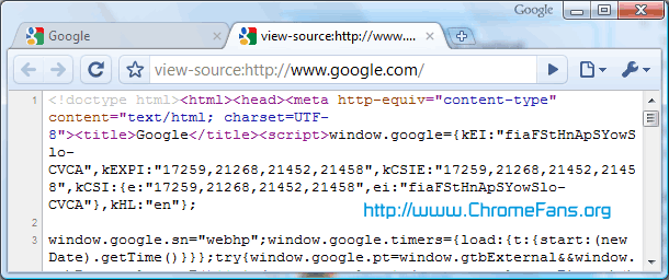 Google About Page - view-source:[URL]