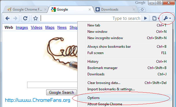 add google search engine to chrome